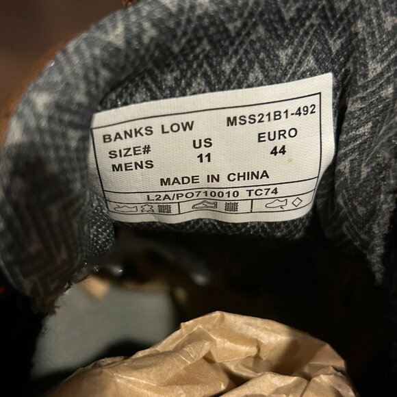 FORSAKE Banks Trail Low Sneaker Hiking Shoe Sz 11 ~ Brand New! - Picture 8 of 9